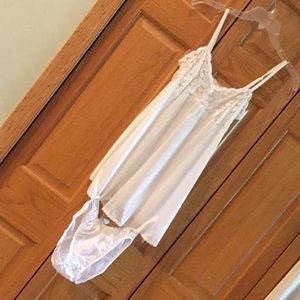 White Teddy & Panty Set
